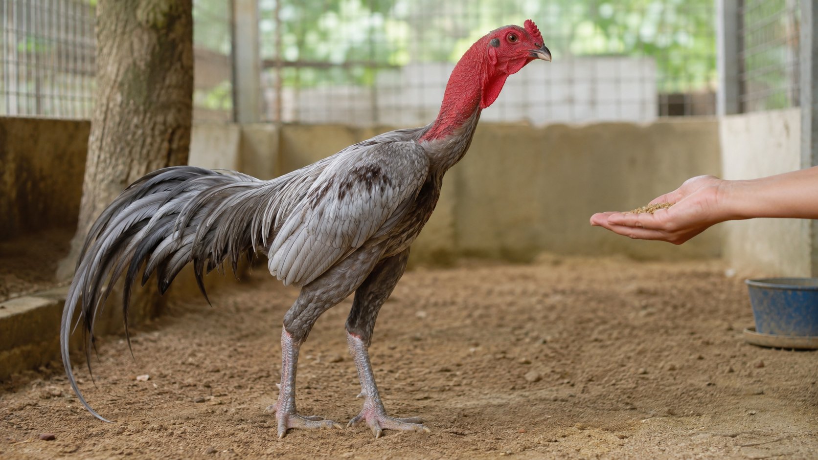 gà cú xám nền lông tro ghi cách nhận biết