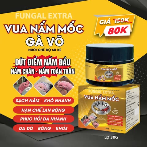 Vua Nấm Mốc Gà Võ : Dứt điểm nấm đầu, Nấm chân, Nấm toàn thân