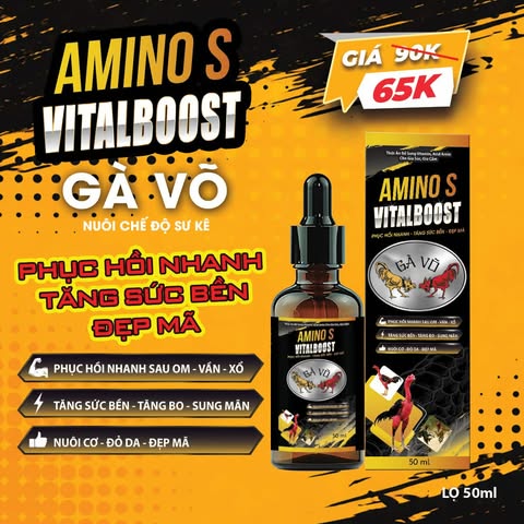 GÀ VÕ VITALBOOST – Vitamin & Phục hồi nhanh, Sau om - vần - xổ