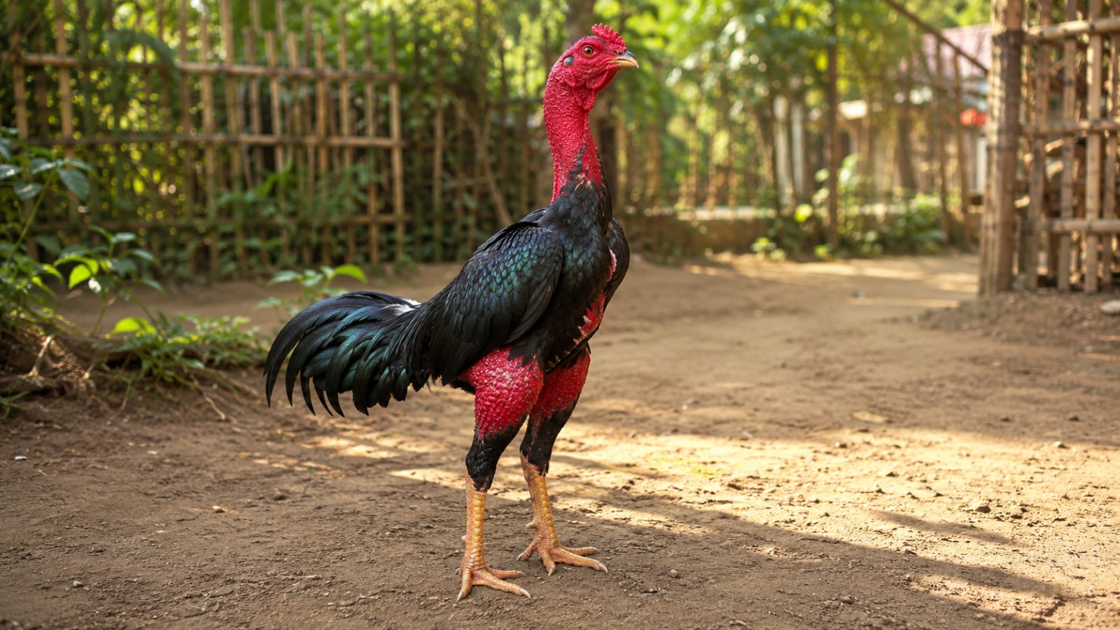 chăm lông gà sau thay lông - gà lông óng mượt ôm thân