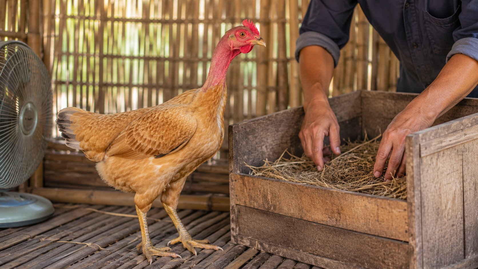 gà nòi được kiểm tra vùng da nghi nấm mốc, nấm da dễ tái phát