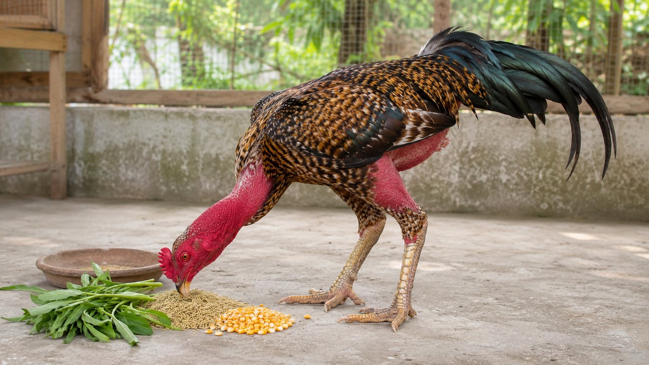 Thức Ăn Tự Nhiên Cho Gà Nòi: Cho Ăn Gì Để Khỏe, Sung Sức